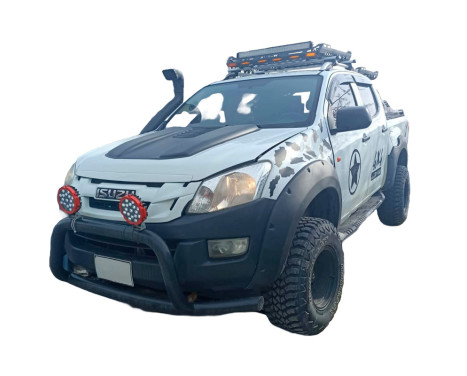 Oneway Set Fender Flares suitable for Isuzu D-Max II 2012-2019 - Matte Black, Image 2