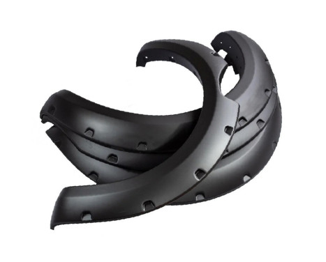 Oneway Set Fender Flares suitable for Isuzu D-Max II 2012-2019 - Matte Black, Image 6
