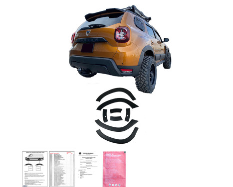 Oneway Set of fender extensions (Trims) suitable for Dacia Duster II 2018-2024 with Park Assist, Image 2