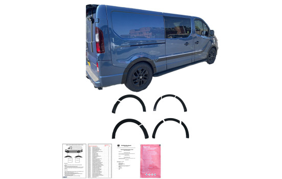 Oneway Set of fender extensions (Trims) suitable for Renault Trafic 2014- & Opel Vivaro 2014-2018, Image 6