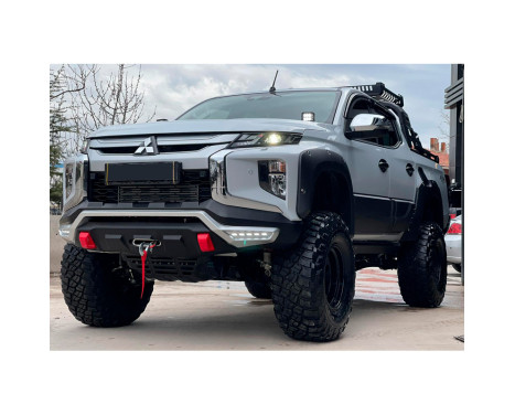 Oneway Set of fender flares (Fender Flares) suitable for Mitsubishi L200 Triton 6 2019- - Matte Black