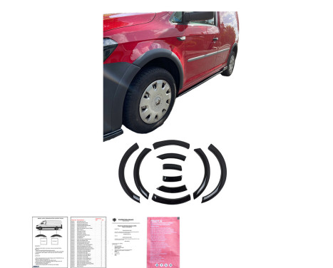 Oneway Set of fender flares (Trims) suitable for Volkswagen Caddy MK4 2015-2020 (Short wheelbase), Image 3