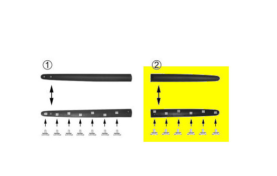 REAR DOOR FRAME LEFT -8/99