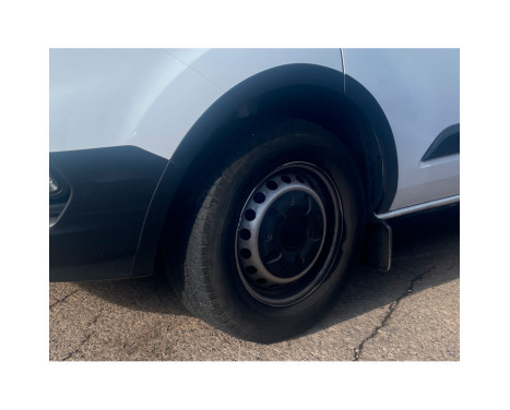 RGM Set of fender extensions suitable for Ford Transit Custom 2018-2023 - Black