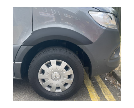 RGM Set of fender flares suitable for Mercedes Sprinter 2018 - (Short & Long wheelbase) - Black