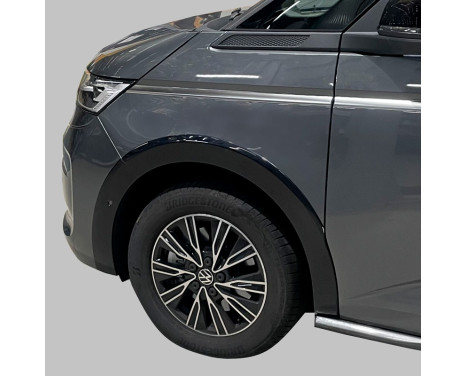 RGM Set of fender flares suitable for Volkswagen T7 Multivan 2021 - Short wheelbase - Black (with Pa