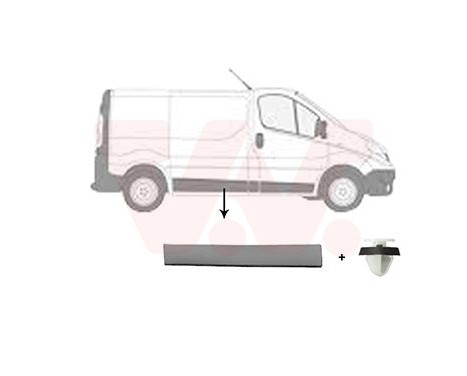 Trim / protection panel, side wall