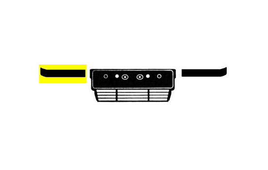 Trim/Protective Strip, bumper, Image 2