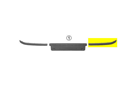 Trim/Protective Strip, bumper, Image 2