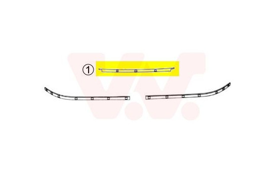Trim/Protective Strip, bumper, Image 3