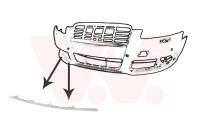 Trim/Protective Strip, bumper