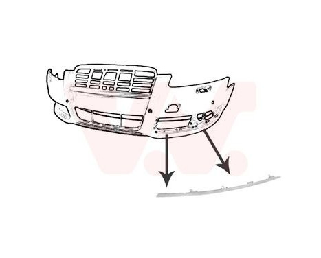 Trim/Protective Strip, bumper