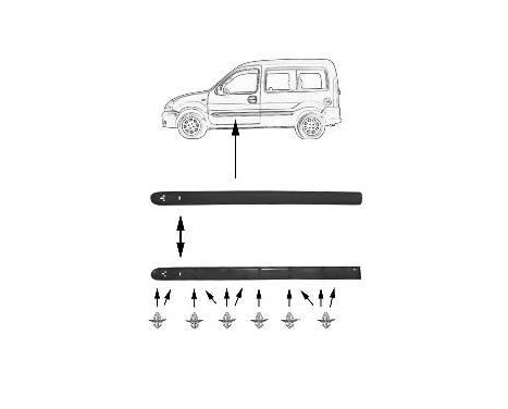 Trim/Protective Strip, door