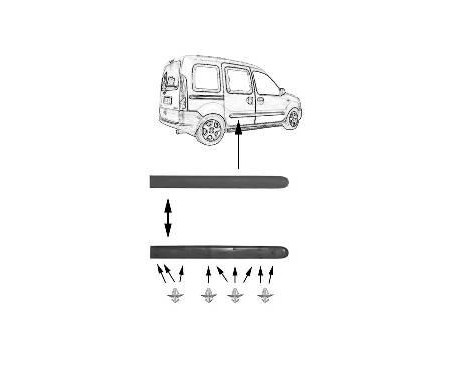 Trim/Protective Strip, door