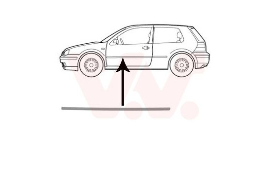 Trim/Protective Strip, door