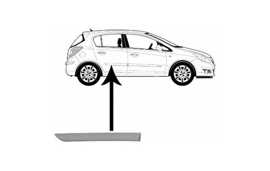 Trim/Protective Strip, door