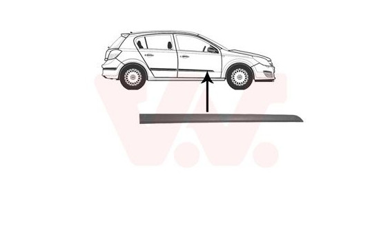 Trim/Protective Strip, door