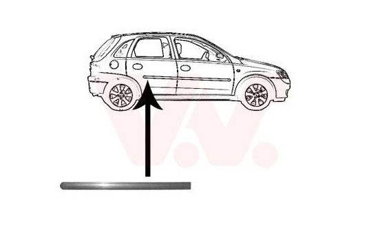 Trim/Protective Strip, door