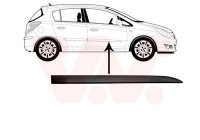 Trim/Protective Strip, door