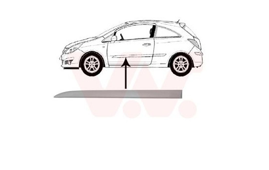 Trim/Protective Strip, door