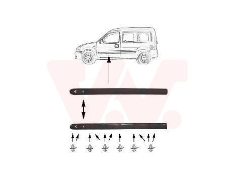 Trim/Protective Strip, door, Image 2