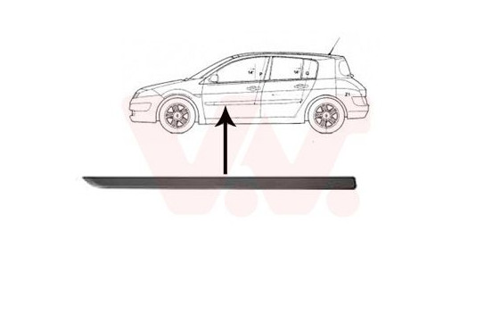 Trim/Protective Strip, door