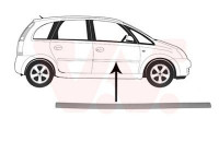 Trim/Protective Strip, door