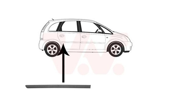 Trim/Protective Strip, door