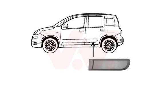 Trim/Protective Strip, door