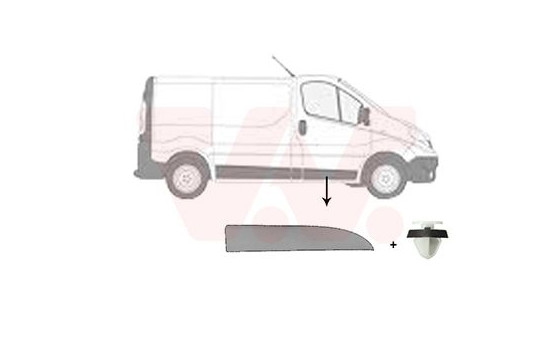 Trim/Protective Strip, door