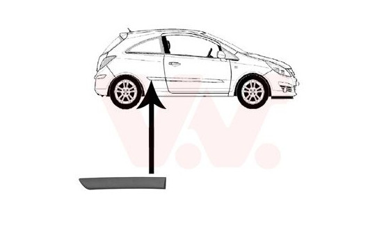 Trim/Protective Strip, Rear