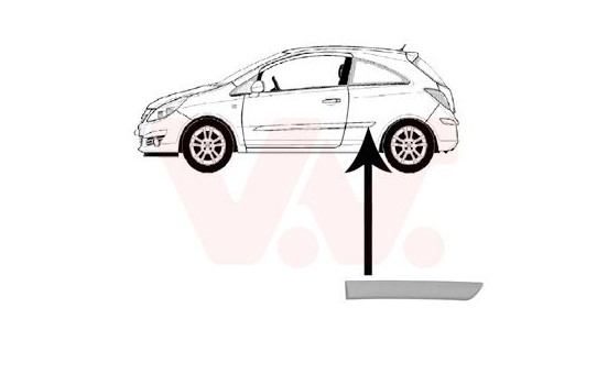 Trim/Protective Strip, Rear