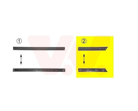 Trim/Protective Strip, Rear, Image 2