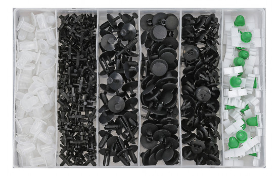 Assortment of upholstery clips for BMW 290 pieces