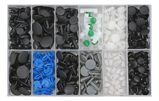 Assortment of upholstery clips for Fiat 308 pieces
