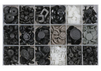 Assortment of upholstery clips for Nissan 408 pieces
