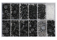 Assortment of upholstery clips for Volvo 350 pieces