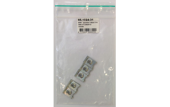 Carosserie - Mount clip 4.8mm galvanized - 5 pieces, Image 2