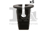 Clip, decorative/protective strip