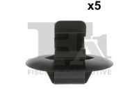 Clip, decorative/protective strip