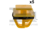 Clip, decorative/protective strip