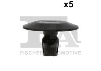 Clip, decorative/protective strip
