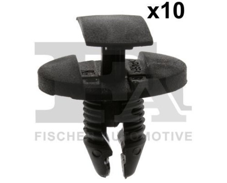 Clip, decorative/protective strip