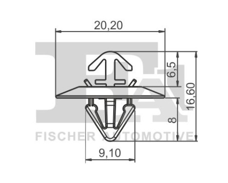 Clip, decorative/protective strip, Image 2