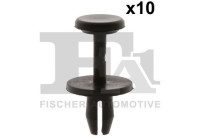 Clip, decorative/protective strip