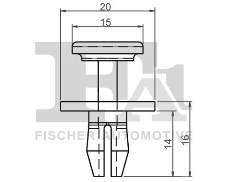 Clip, decorative/protective strip, Image 2