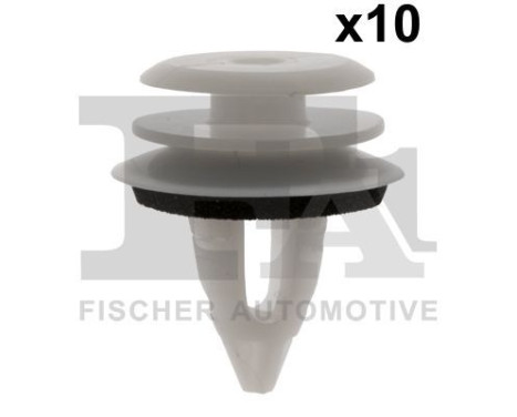 Clip, decorative/protective strip