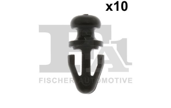 Clip, decorative/protective strip