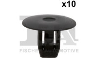 Clip, decorative/protective strip