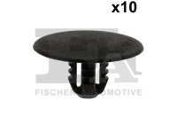 Clip, decorative/protective strip